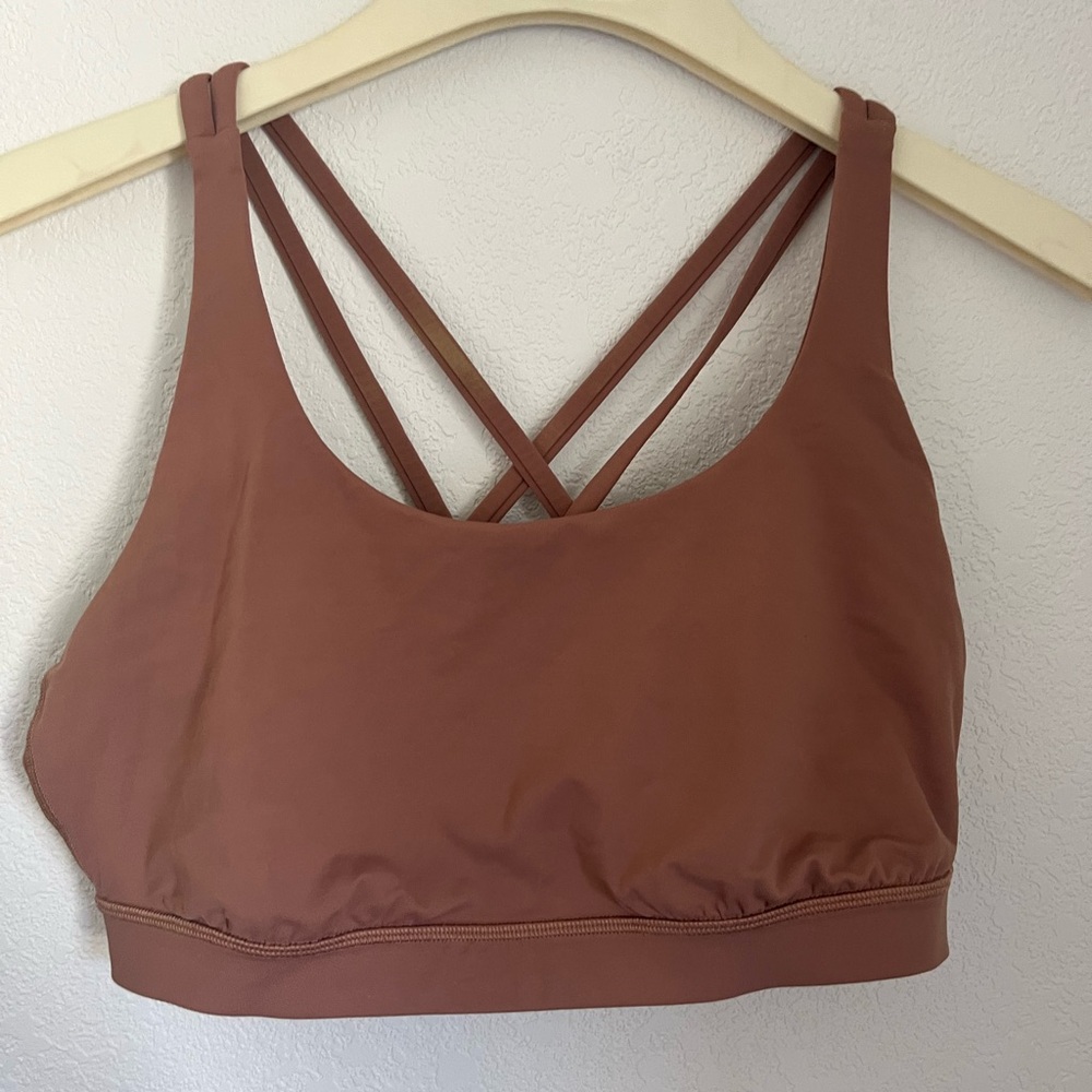 Lululemon Energy Bra Medium Support- Dusty Clay